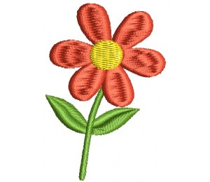 Stickmuster - Blume